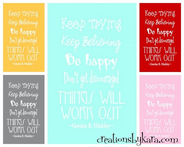 free printable lds quote art
