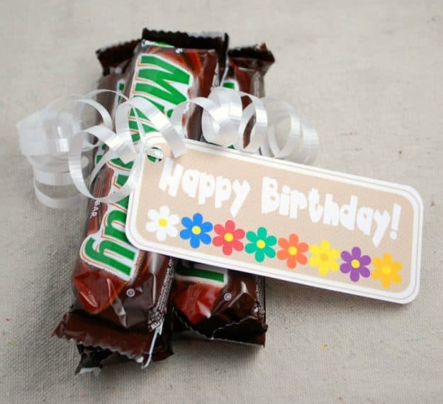 Young Women's birthday tags-