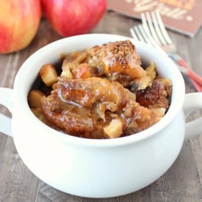 caramel apple bread pudding recipe
