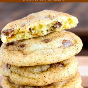 cinnamon chip snickerdoodle cookie recipe