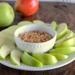 This Toffee Caramel Fruit Dip is my favorite dip for apples- ever!!