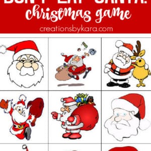 free christmas game - don't eat santa