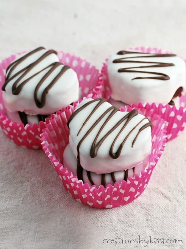 Heart Shaped Brownie Bites for Valentines Day