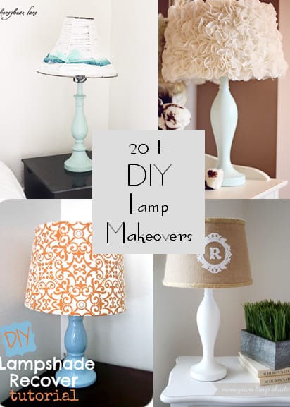 20 Diy Lamp Makeovers Creations By Kara, Diy Floor Lamp Makeover