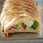 Ham Broccoli Braid is loaded with ham, cheese, and veggies. A tasty recipe using leftover ham.