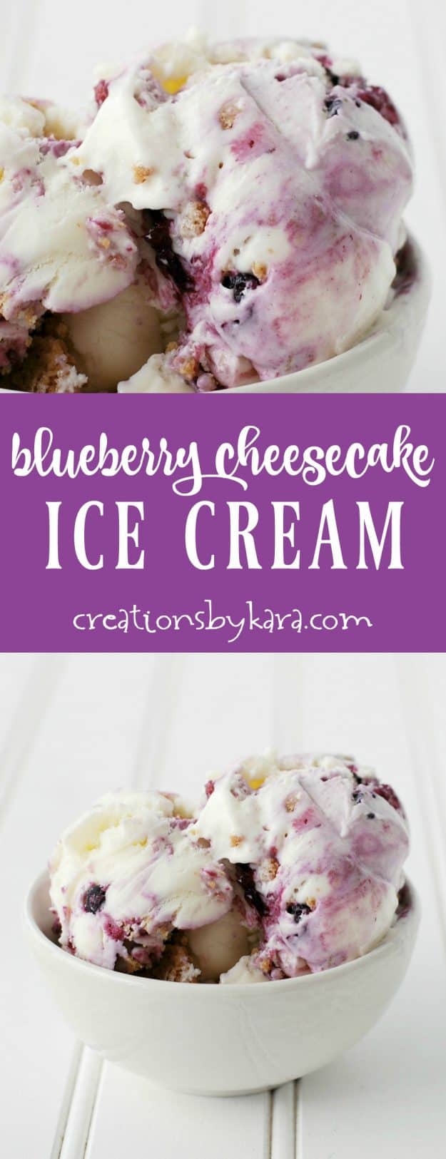 Blueberry Cheesecake Ice Cream Recipe