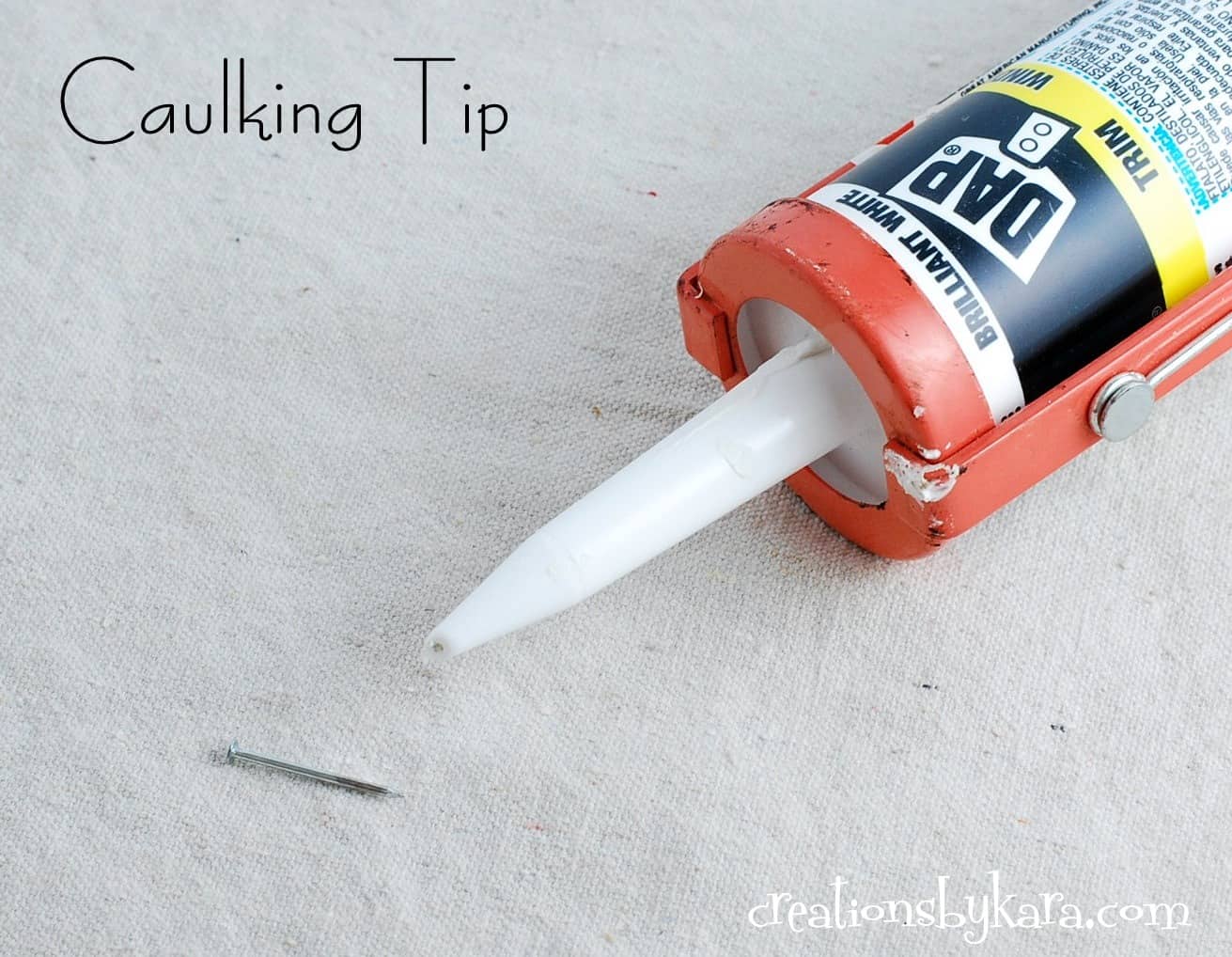 DIY Caulking Tip