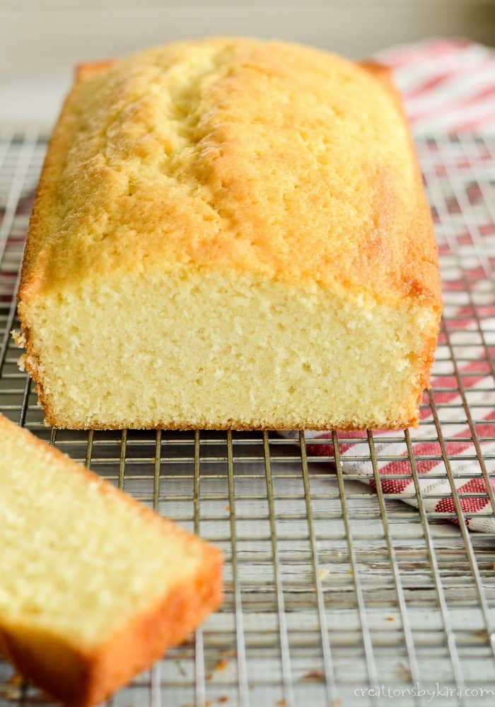 Easy Pound Cake Recipe Creations By Kara - 