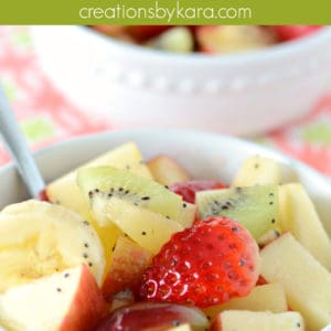 honey lime fruit salad dressing