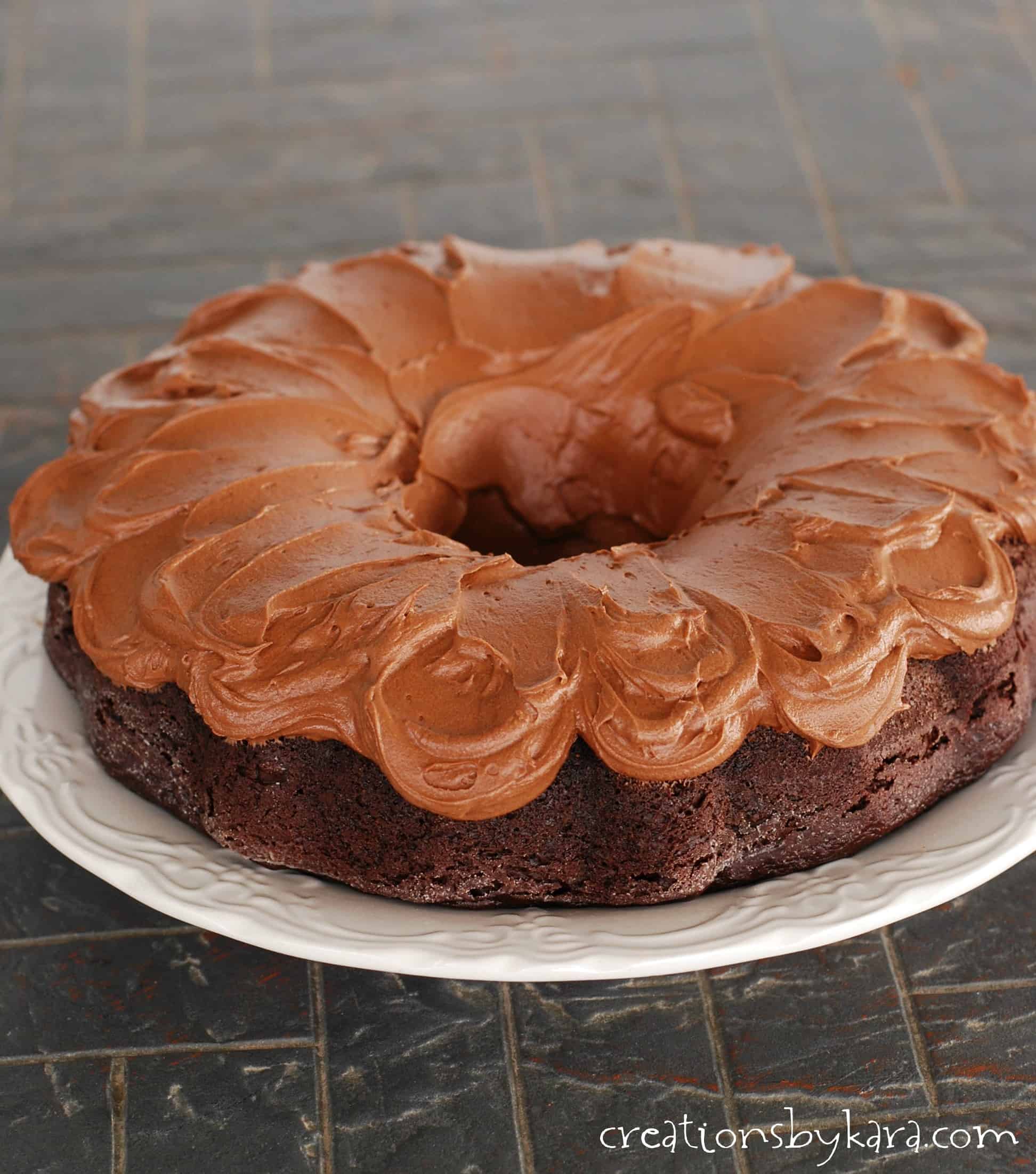 Miracle Whip Chocolate Cake from Scratch Creations by Kara