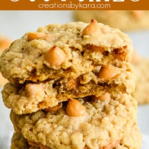 butterscotch oatmeal cookies pinterest pin