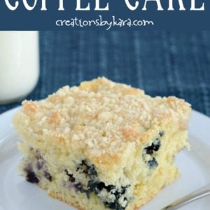 blueberry coffee cake with crumb topping