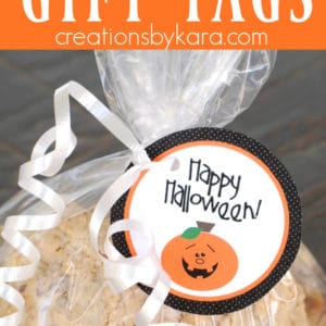 Halloween gift tags
