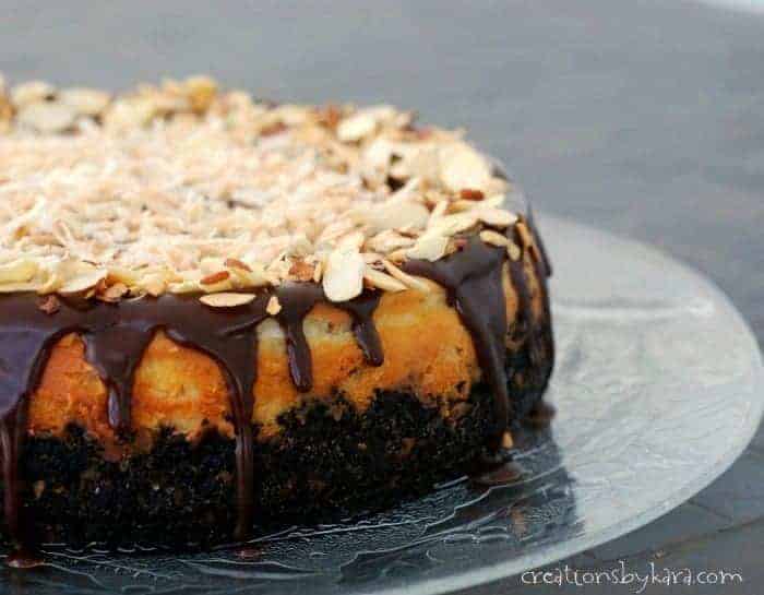 Almond Coconut Cheesecake