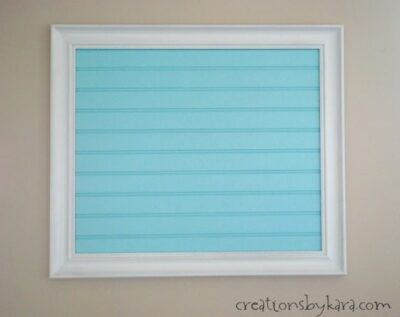 Beadboard Frame DIY beadboard frame tutorial