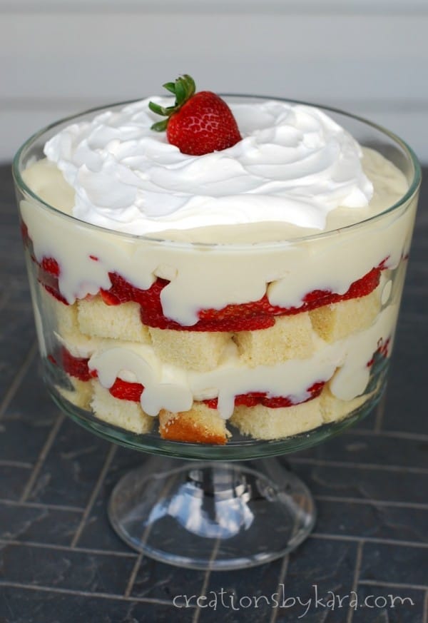 Recipe for Strawberry Banana Trifle
