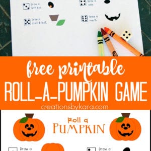 free printable halloween pumpkin game collage