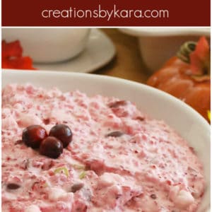 creamy cranberry salad