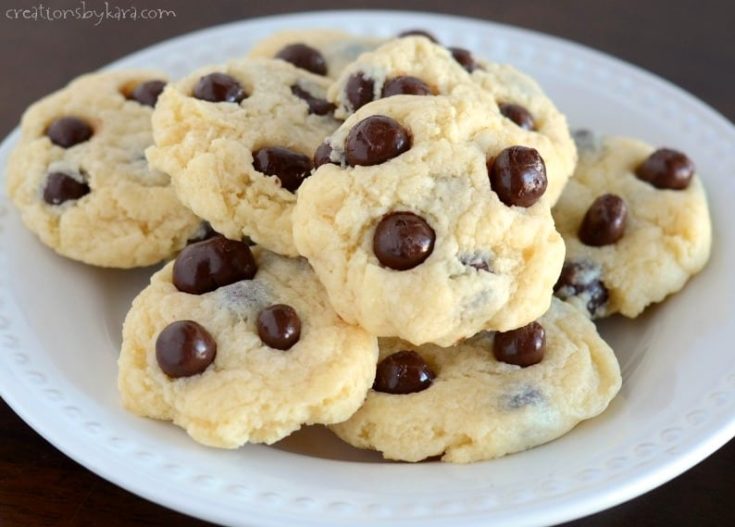 Recipe for cream cheese cookies filled with chocolate covered blueberries- yum!