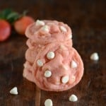 With their pretty pink color, these Strawberry Cookies are just perfect for Valentines Day