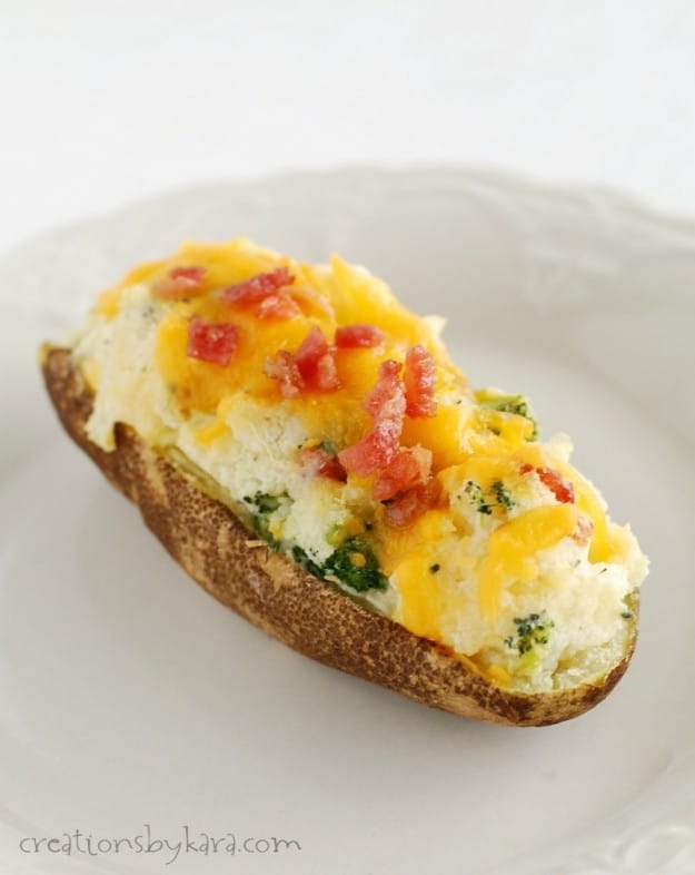Even my kids loved these Broccoli Stuffed Twice Baked Potatoes!