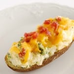 These Broccoli Stuffed Twice Baked Potatoes make a yummy and hearty meal!