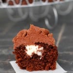 Cream Filled Chocolate Cupcakes- because life is better when it's filled with surprises!