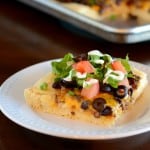 This Taco Pizza was a huge hit for dinner at my house! It's a fun way to serve two classics.
