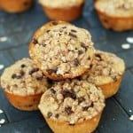 The toasted oats make these Chocolate Chip Muffins the best I've ever tried!