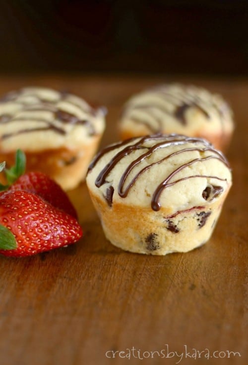 These Strawberry Chocolate Chip Muffins make any morning special!