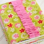 How to make fabric covers for composition notebooks. Makes a great gift!