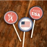 These 4th of July Treat Toppers are a perfect way to dress up your 4th of July table!
