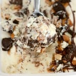 No Churn Mud Pie Ice Cream- Creations by Kara