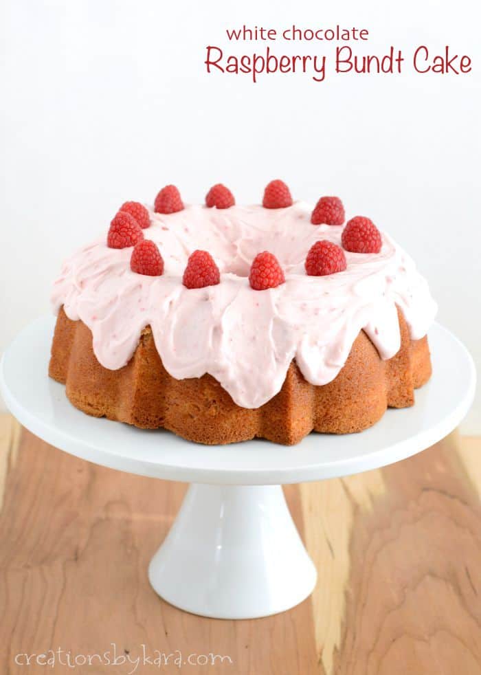 Amazing Raspberry White Chocolate Bundt Cake Recipe