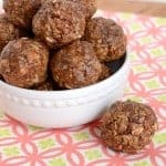 Chocolate Peanut Butter Bites- a healthy but delicious snack that everyone will love!