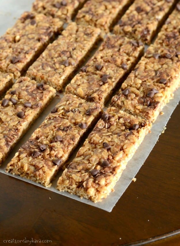 No-Bake Chewy Granola Bars