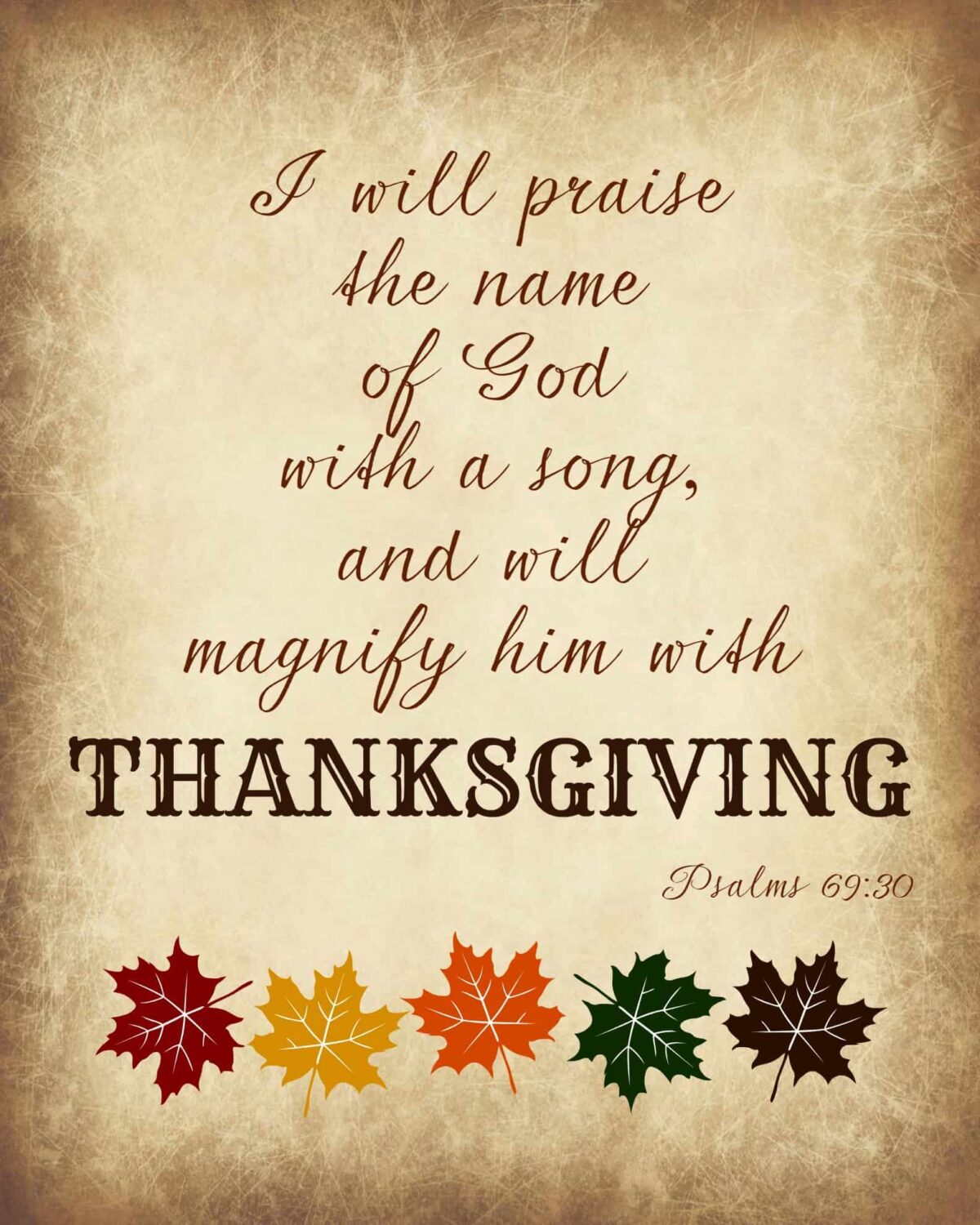 Magnify Him with Thanksgiving. . . ponderize free printable #ponderize #ldsconf