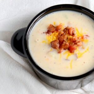This Smokey Corn Chowder is spicy, but not too spicy. Even my 4 year old loved it!