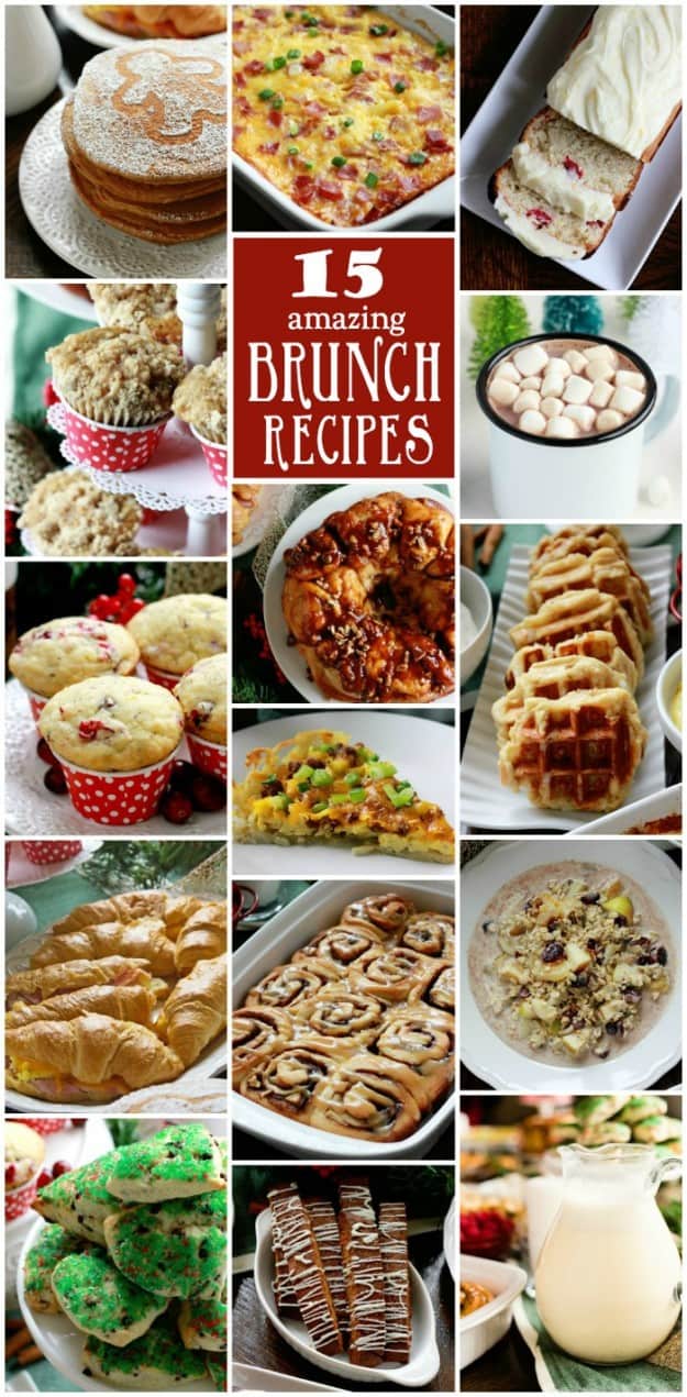 These amazing brunch recipes would be perfect for Christmas morning!