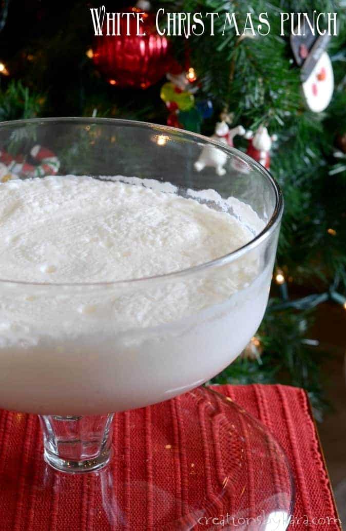Make this creamy White Christmas Punch for Christmas parties. It is sure to be a hit!