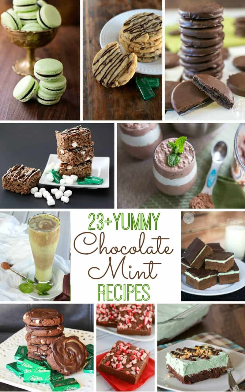 23 of the very best Chocolate Mint Recipes ever!