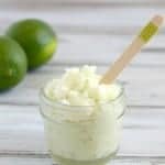 Get rid of dry itchy skin with this fabulous Lime Sugar Scrub. It smells amazing too! Makes a great gift- free tag included.