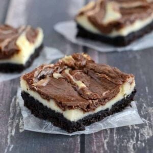 These Nutella Cheesecake Bars are absolutely scrumptious! They are easy to make, and sure to be a new favorite recipe!