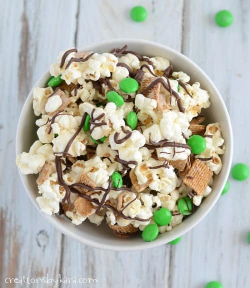 Smores Snack Mix for St. Patricks Day