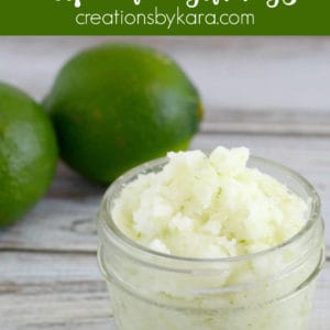 lime sugar scrub with gift tags pinterest collage