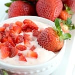 Need an easy and delicious snack in under 5 minutes? Give this heavenly Strawberry Cheesecake Dip a try. It's a new favorite recipe at our house!