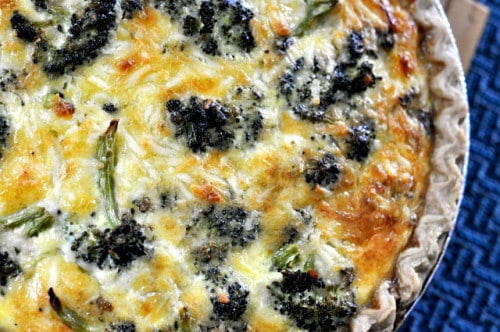 Mother's day brunch recipes- broccoli quiche