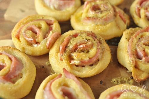 ham and cheese roll ups