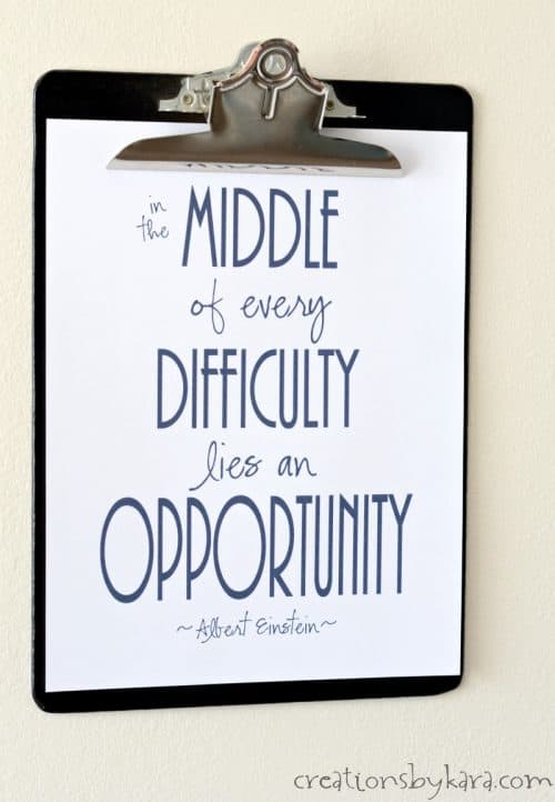 Free Printable Back to School Quotes with HP Printer - Creations by Kara