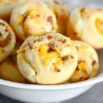 Homemade rolls filled with bacon and cheese. These rolls are fabulous with a bowl of soup, or just all by themselves!